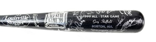 1999 National League All Star Team Signed Bat (28 Signatures with Gwynn, Sosa and McGwire)